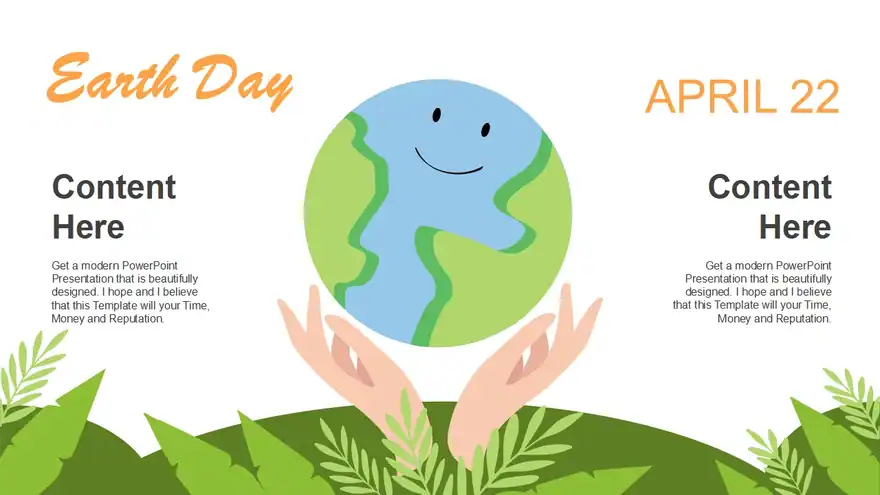 Every day earth day PowerPoint Templates