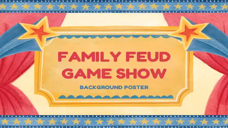 Family Feud GameShow Background Poster Slides