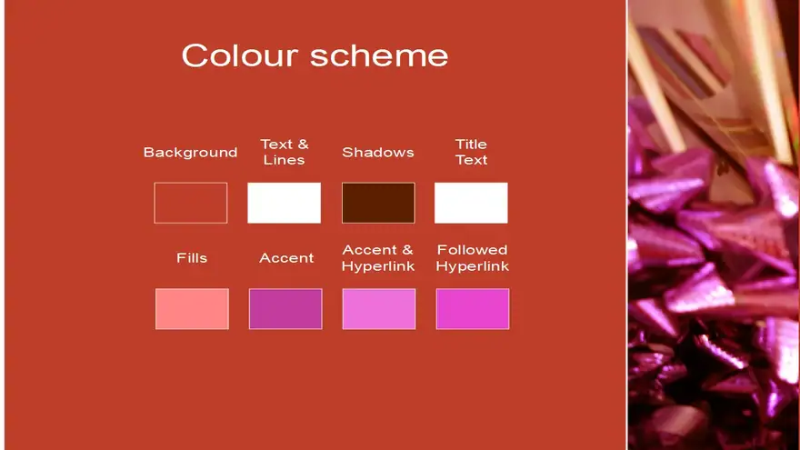Festive Red Bows Template