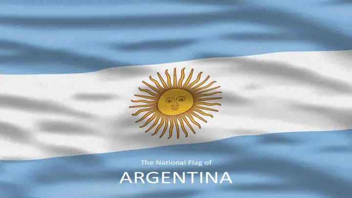 Flag of Argentina Template