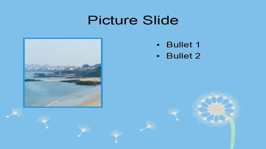 Floating Dandelion Template