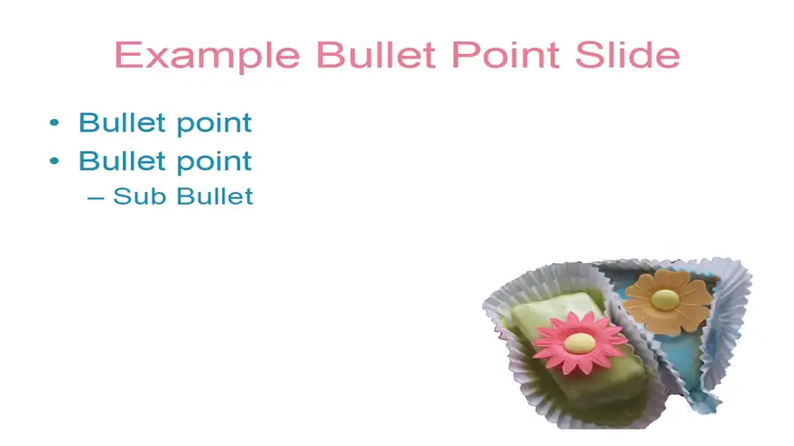 Flower Cake PowerPoint Template
