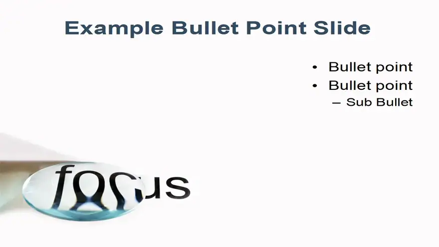 Focus Lens PowerPoint Template