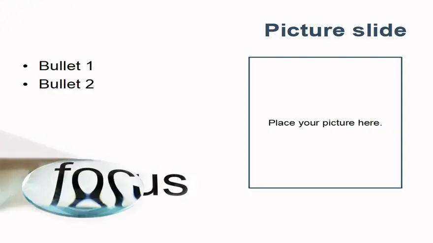 Focus Lens PowerPoint Template