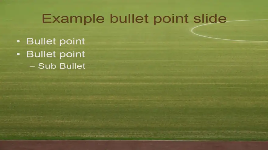 Football Stadium PowerPoint Template