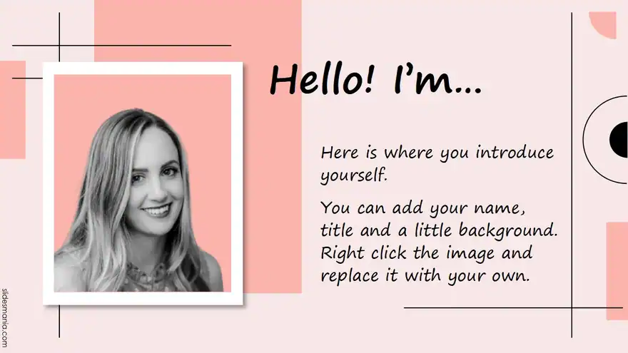 Formal peach free ppt & Canva template and Google Slides theme.
