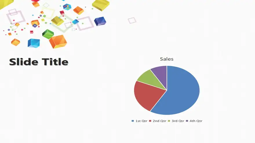 Free 3D Cubes PowerPoint Template
