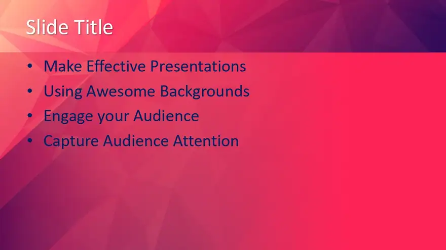 Free Amaranth PowerPoint Template