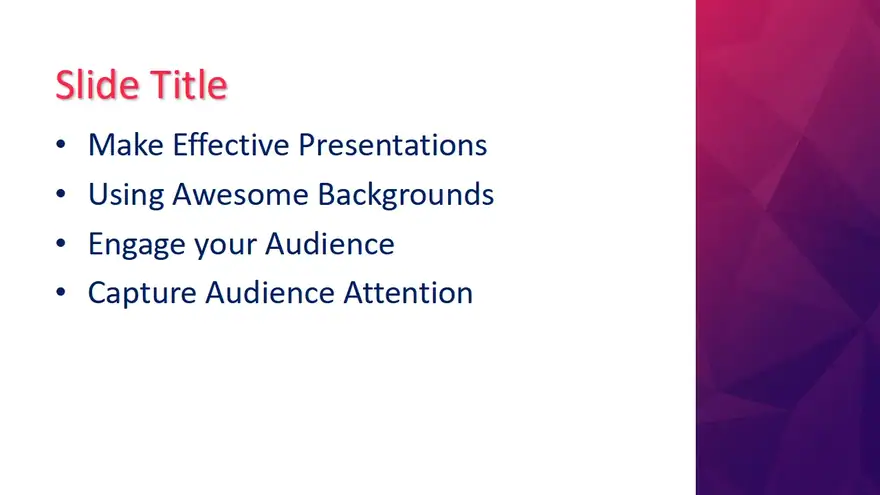 Free Amaranth PowerPoint Template