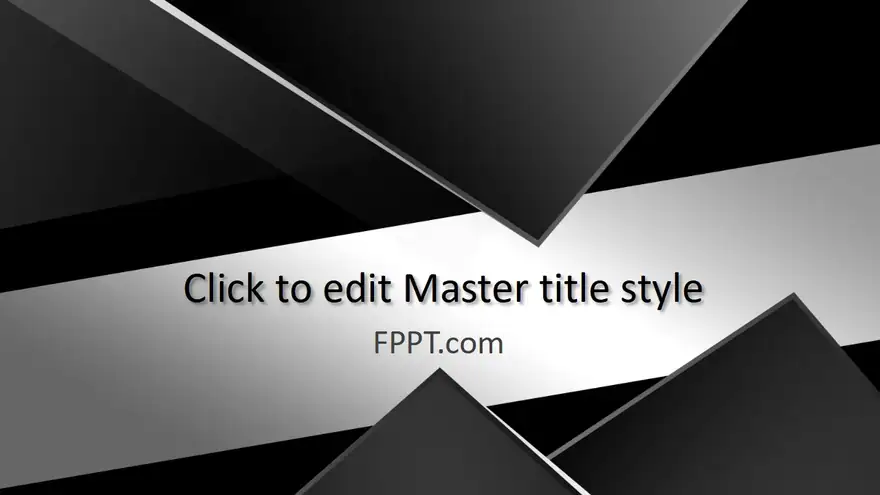 Free Background Black PowerPoint Template