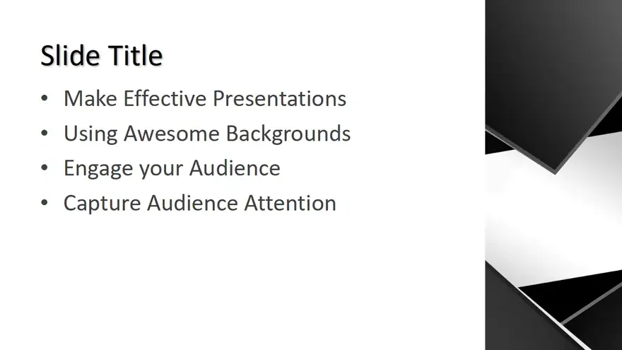 Free Background Black PowerPoint Template
