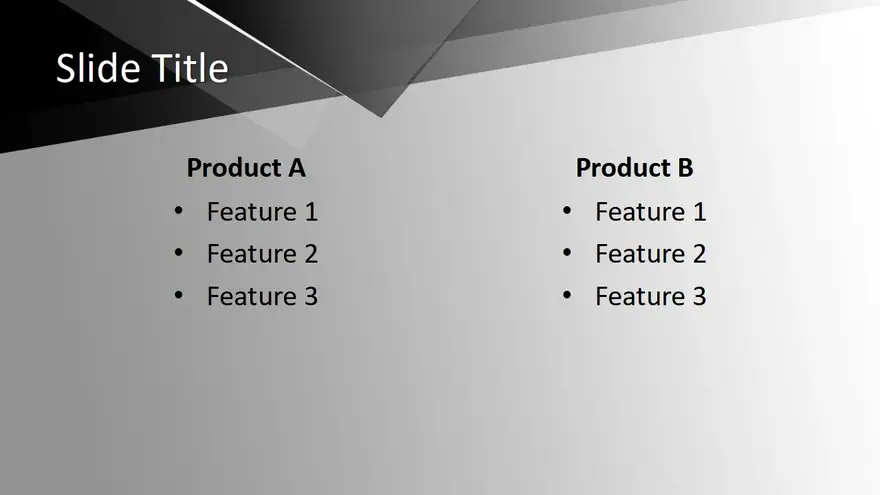 Free Background Black PowerPoint Template