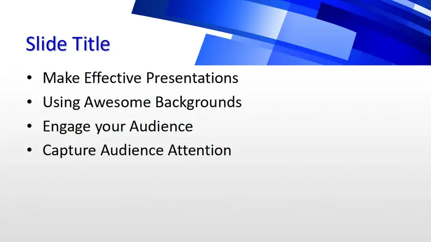Free Background Blue PowerPoint Template