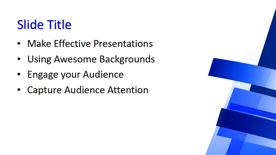 Free Background Blue PowerPoint Template