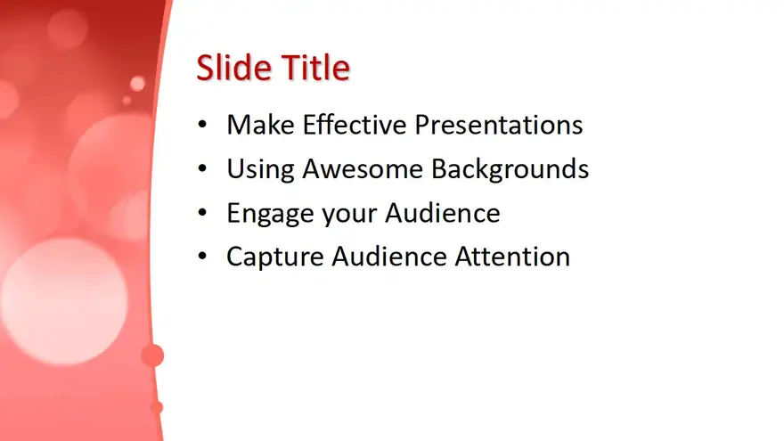 Free Background Coral PowerPoint Template