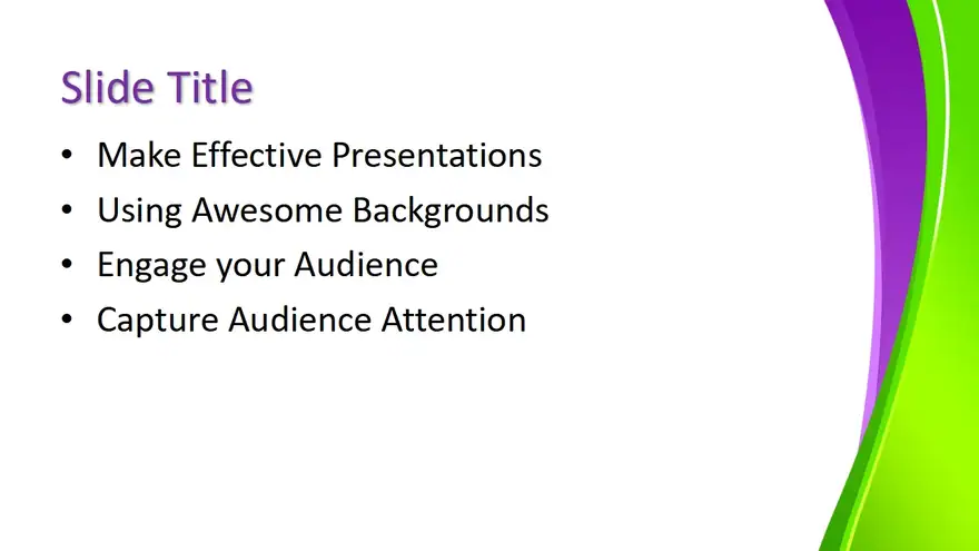 Free Background Green PowerPoint Template