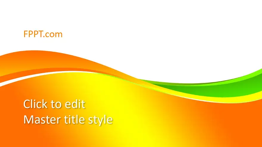 Free Background Orange PowerPoint Template