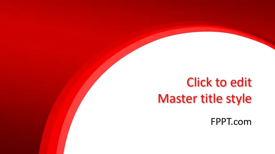 Free Background Red PowerPoint Template