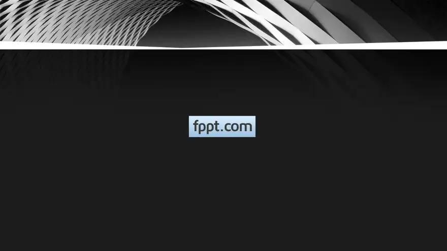 Free Black and White PowerPoint Template
