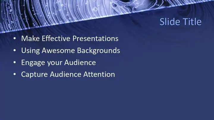 Free Blue Biology PowerPoint Template