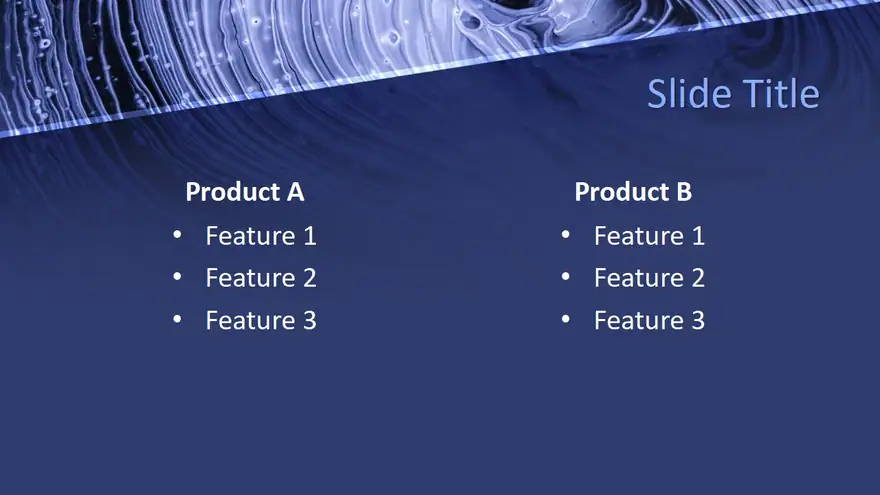 Free Blue Biology PowerPoint Template