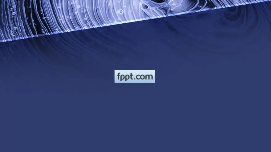 Free Blue Biology PowerPoint Template