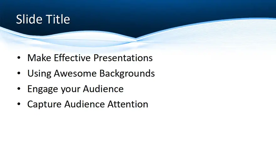 Free Blue PowerPoint Template