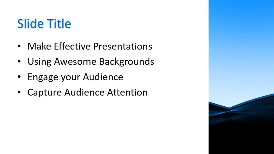 Free Blue PowerPoint Template