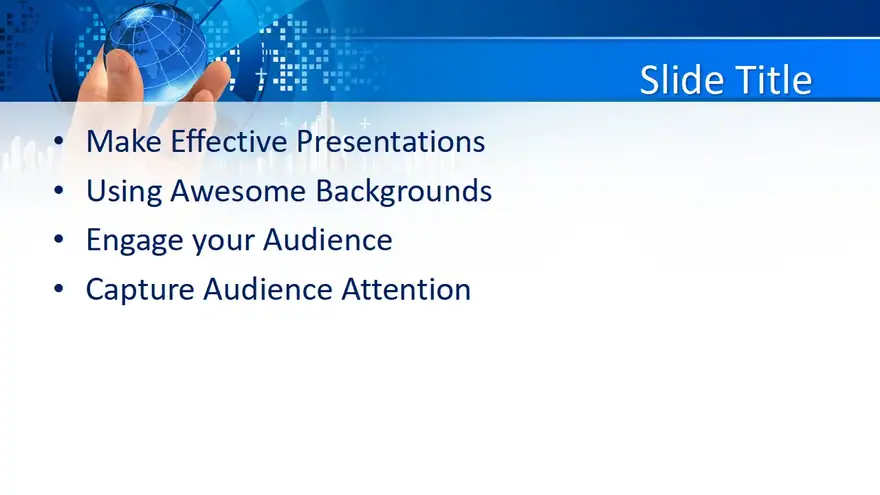 Free Business Global PowerPoint Template