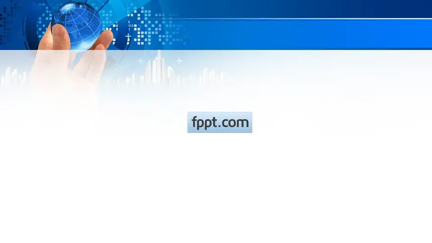 Free Business Global PowerPoint Template