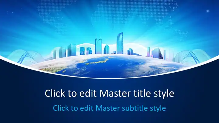 Free Business World PowerPoint Template