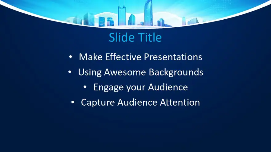 Free Business World PowerPoint Template