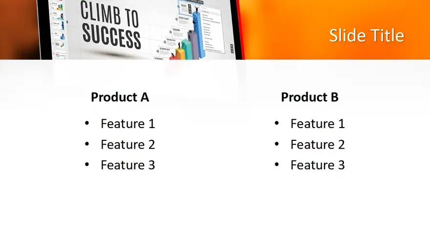 Free Climb To Success PowerPoint Template