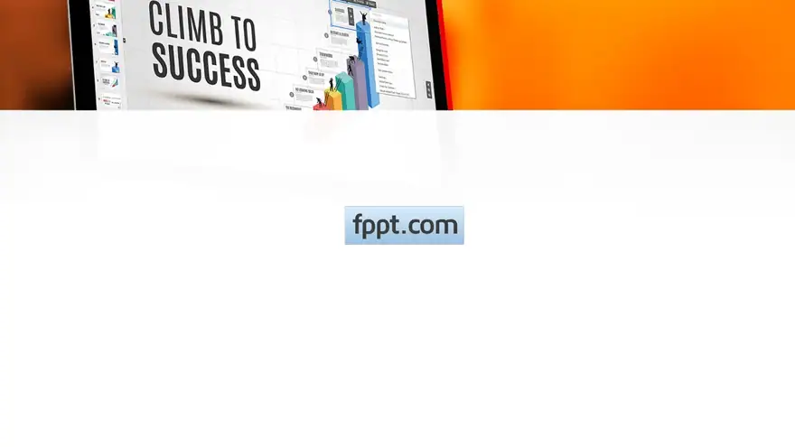 Free Climb To Success PowerPoint Template