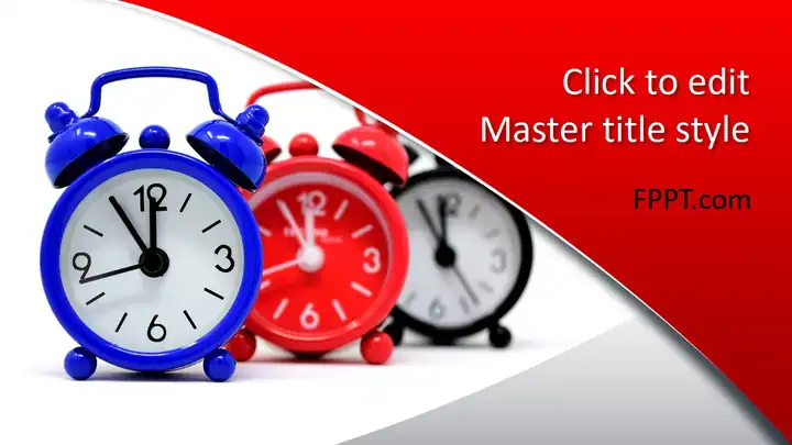 Free Clock PowerPoint Template