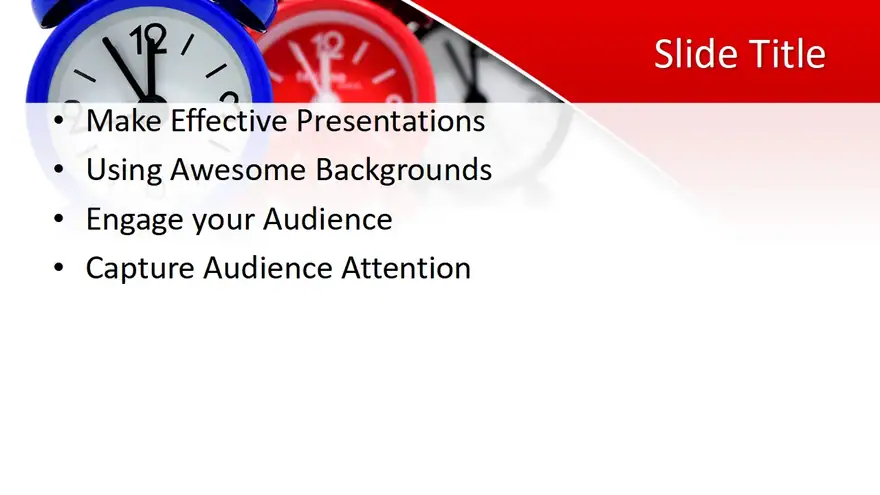 Free Clock PowerPoint Template