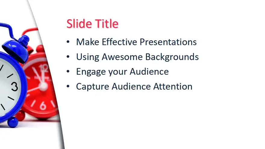 Free Clock PowerPoint Template