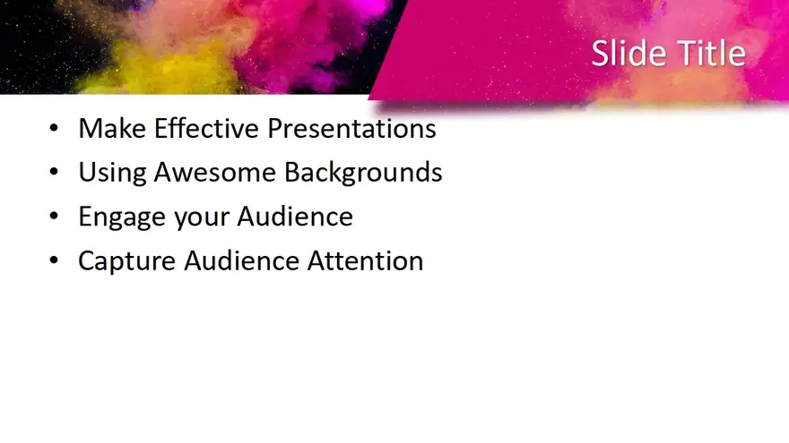 Free Color Art PowerPoint Template