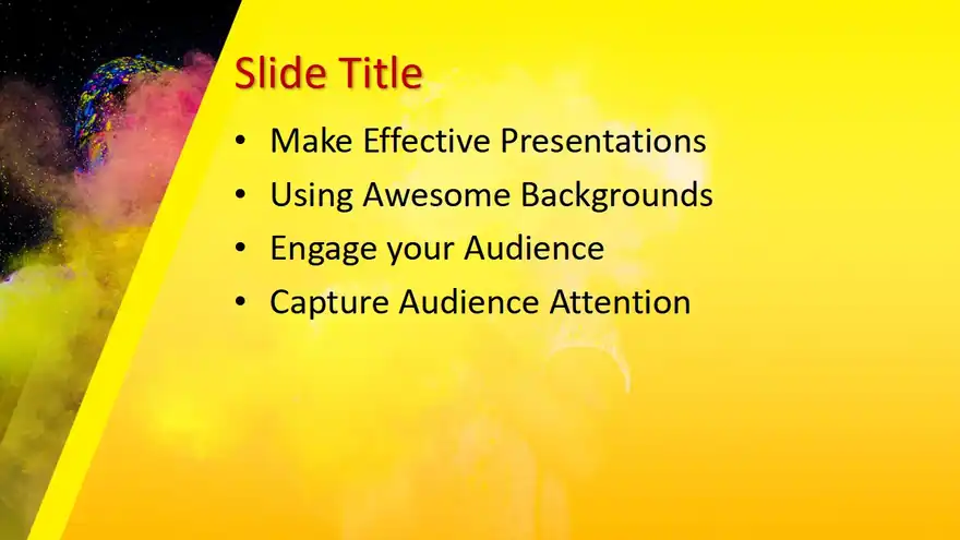 Free Color Art PowerPoint Template