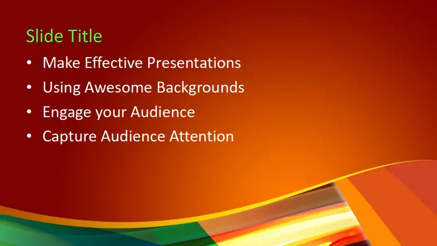 Free Color PowerPoint Template