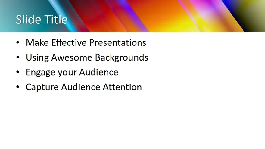 Free Colorful PowerPoint Background