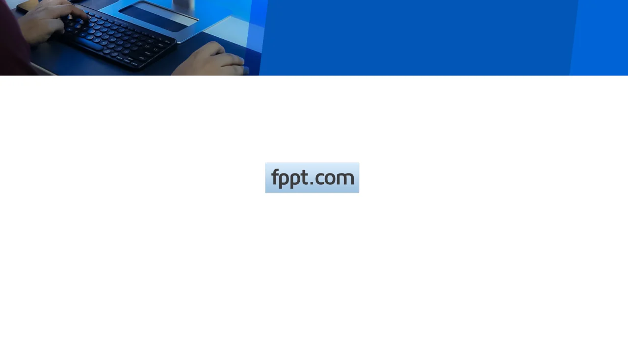 Free Computer Desk PowerPoint Template