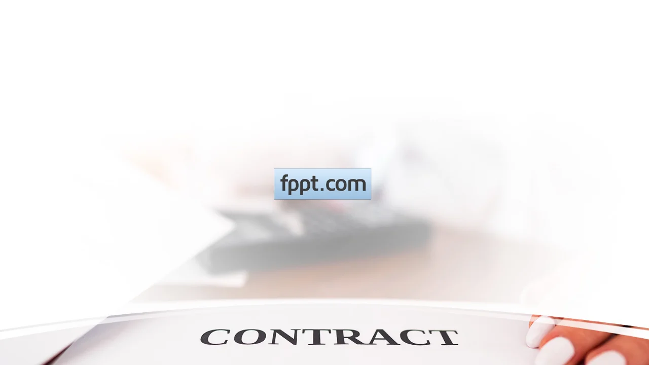 Free Contract PowerPoint Template