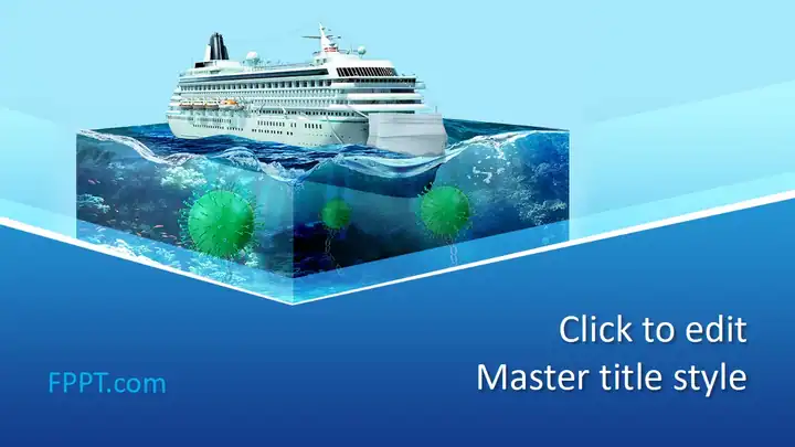 Free COVID Cruise Ship Travel PowerPoint Template