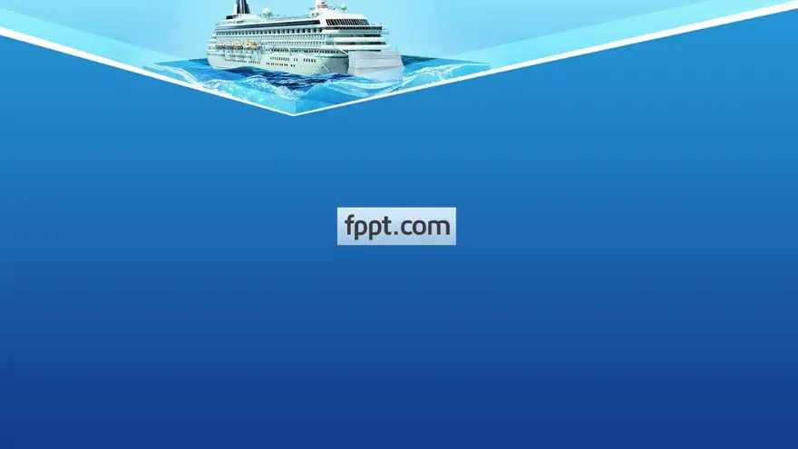 Free COVID Cruise Ship Travel PowerPoint Template