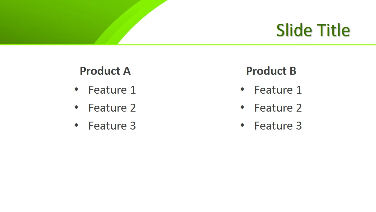 Free Creative Green Background PowerPoint Template