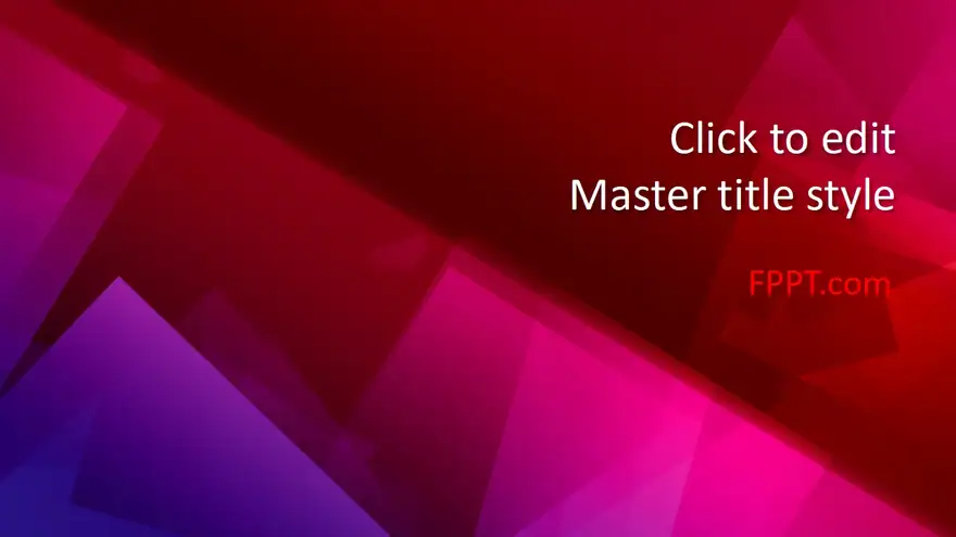 Free Crimson PowerPoint Template