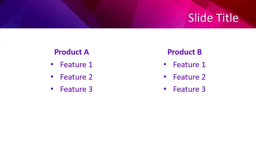 Free Crimson PowerPoint Template