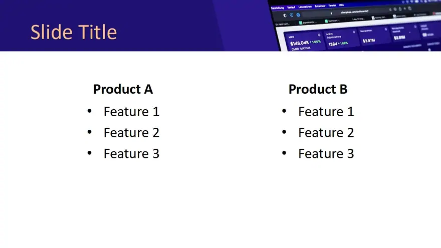 Free Dashboard PowerPoint Template