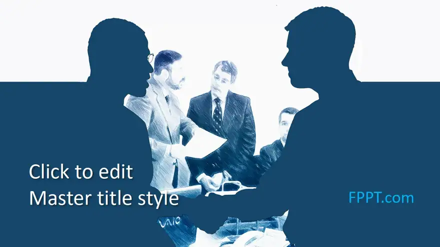 Free Deal Partnership PowerPoint Template